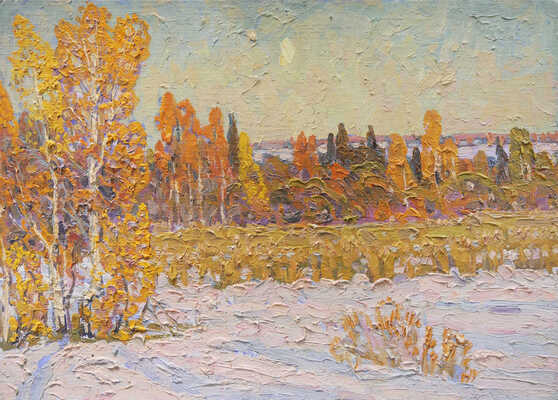 Неизвестный художник. Первый снег 